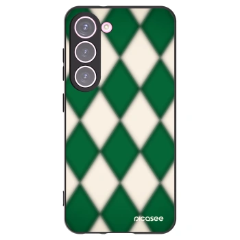Picasee silikónový čierny obal pre Samsung Galaxy S23 5G - Emerald Diamond