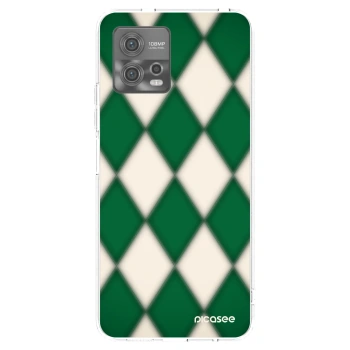 Picasee silikónový prehľadný obal pre Motorola Moto G72 - Emerald Diamond