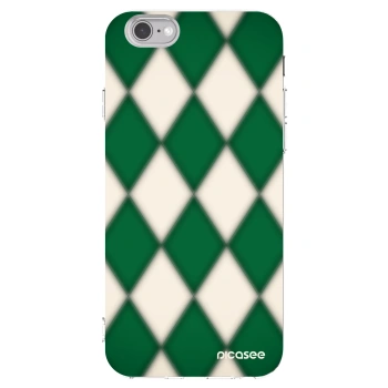 Picasee silikónový prehľadný obal pre Apple iPhone 6/6S - Emerald Diamond