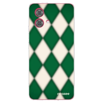 Picasee silikónový prehľadný obal pre Motorola Moto G84 5G - Emerald Diamond