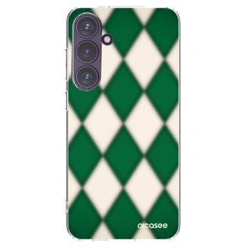 Picasee silikónový prehľadný obal pre Samsung Galaxy S24+ S926B 5G - Emerald Diamond
