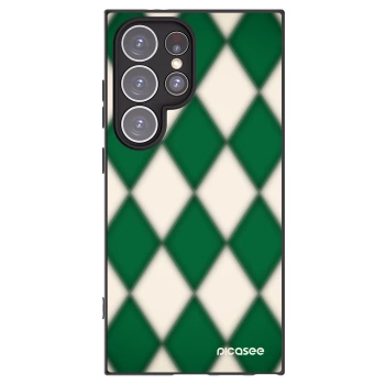 Picasee silikónový čierny obal pre Samsung Galaxy S24 Ultra S928B 5G - Emerald Diamond