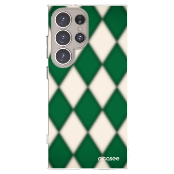 Picasee silikónový prehľadný obal pre Samsung Galaxy S24 Ultra S928B 5G - Emerald Diamond