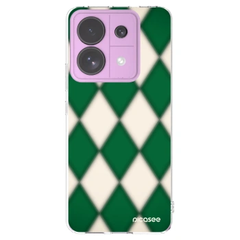 Picasee silikónový prehľadný obal pre Xiaomi Redmi Note 13 Pro 5G - Emerald Diamond