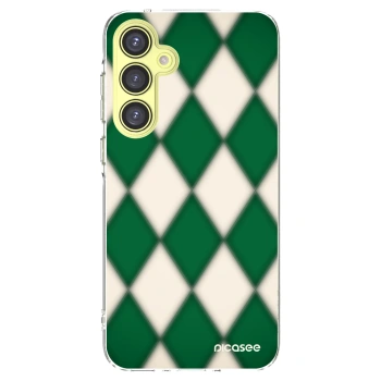 Picasee silikónový prehľadný obal pre Samsung Galaxy A35 5G A356B - Emerald Diamond