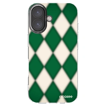 Picasee silikónový prehľadný obal pre Apple iPhone 16 - Emerald Diamond