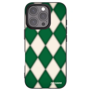 Picasee silikónový čierny obal pre Apple iPhone 16 Pro - Emerald Diamond