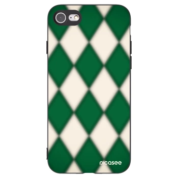 Picasee silikónový čierny obal pre Apple iPhone 8 - Emerald Diamond