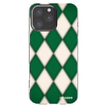Picasee silikónový prehľadný obal pre Apple iPhone 16 Pro Max - Emerald Diamond