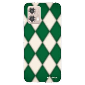 Picasee silikónový prehľadný obal pre Motorola Moto G53 5G - Emerald Diamond