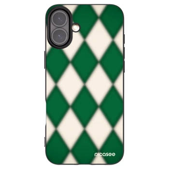 Picasee silikónový čierny obal pre Apple iPhone 16 Plus - Emerald Diamond