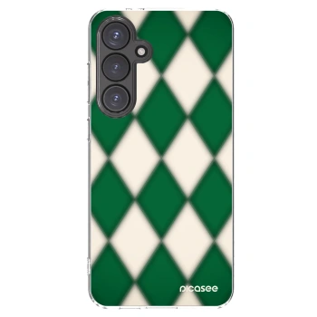 Picasee silikónový prehľadný obal pre Samsung Galaxy S24 FE S721B - Emerald Diamond
