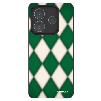 Picasee silikónový čierny obal pre Xiaomi Redmi Note 14 5G - Emerald Diamond