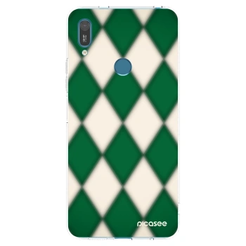 Picasee silikónový prehľadný obal pre Huawei Y7 2019 - Emerald Diamond