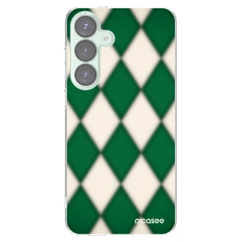 Picasee silikónový prehľadný obal pre Samsung Galaxy S25+ 5G - Emerald Diamond