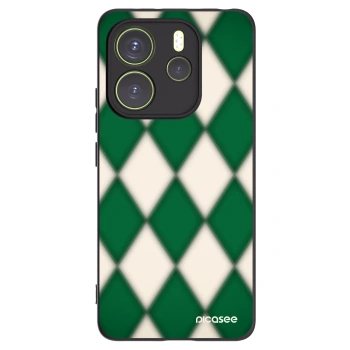 Picasee silikónový čierny obal pre Xiaomi Redmi Note 14 4G - Emerald Diamond