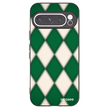 Picasee silikónový čierny obal pre Google Pixel 9 Pro - Emerald Diamond