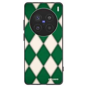 Picasee silikónový čierny obal pre Vivo X200 Pro - Emerald Diamond