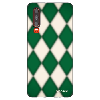 Picasee silikónový čierny obal pre Huawei P30 - Emerald Diamond