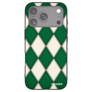 Picasee silikónový čierny obal pre Apple iPhone 17 Pro - Emerald Diamond