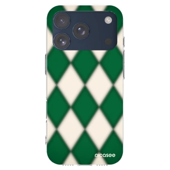 Picasee silikónový prehľadný obal pre Apple iPhone 17 Pro - Emerald Diamond
