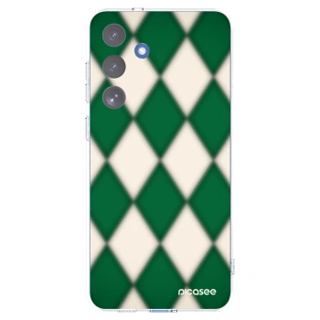 Picasee silikónový prehľadný obal pre Samsung Galaxy S25 FE 5G - Emerald Diamond