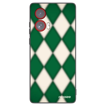 Picasee silikónový čierny obal pre Motorola Edge 50 Fusion - Emerald Diamond