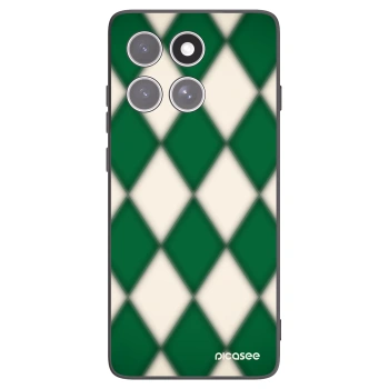 Picasee silikónový čierny obal pre Motorola Edge 60 Fusion - Emerald Diamond