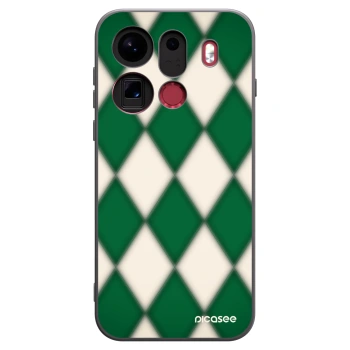 Picasee silikónový čierny obal pre OPPO Find X9 Pro - Emerald Diamond