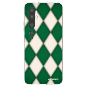 Picasee silikónový prehľadný obal pre Xiaomi Mi Note 10 (Pro) - Emerald Diamond