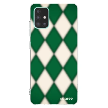 Picasee silikónový prehľadný obal pre Samsung Galaxy A51 A515F - Emerald Diamond