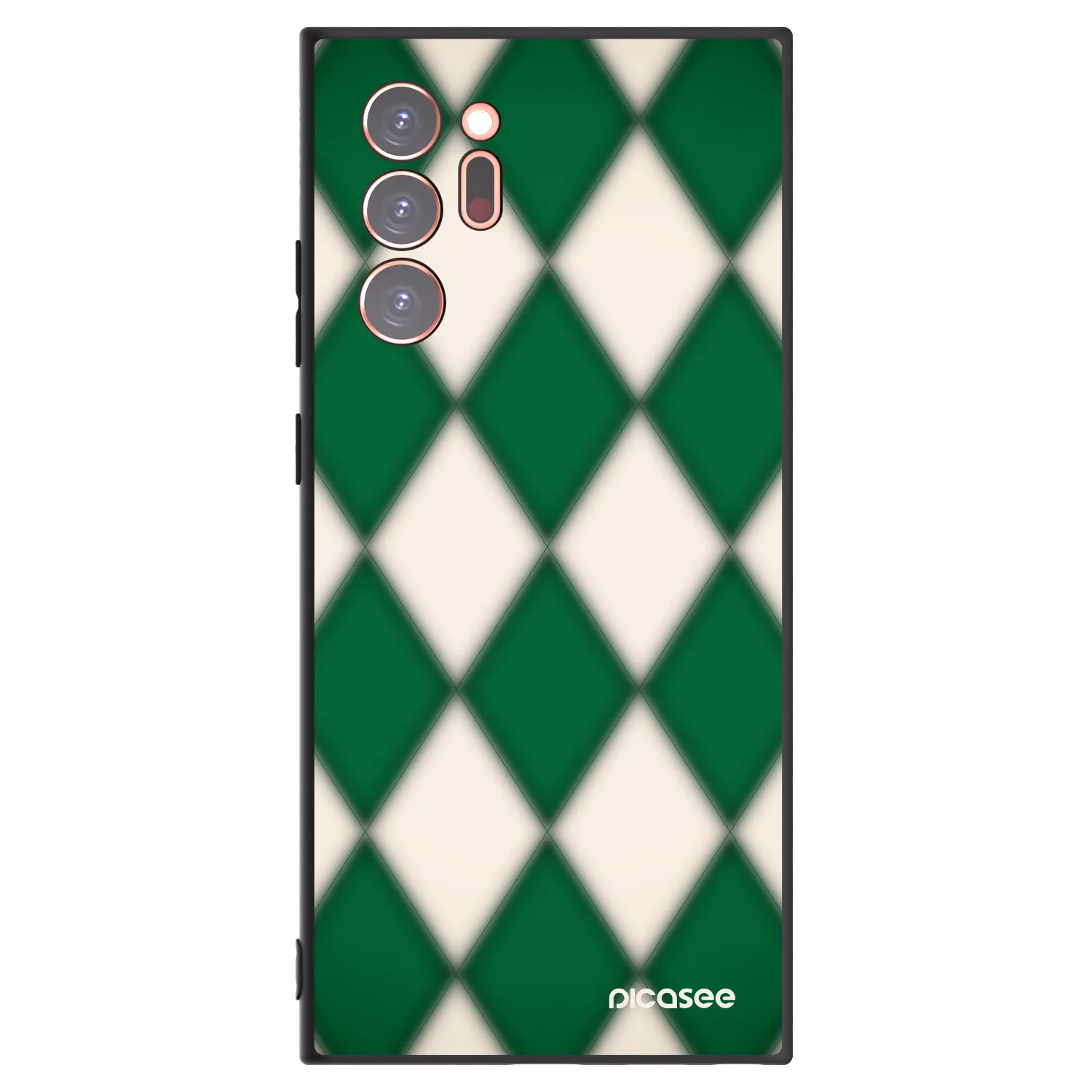 Picasee silikónový čierny obal pre Samsung Galaxy Note 20 Ultra - Emerald Diamond