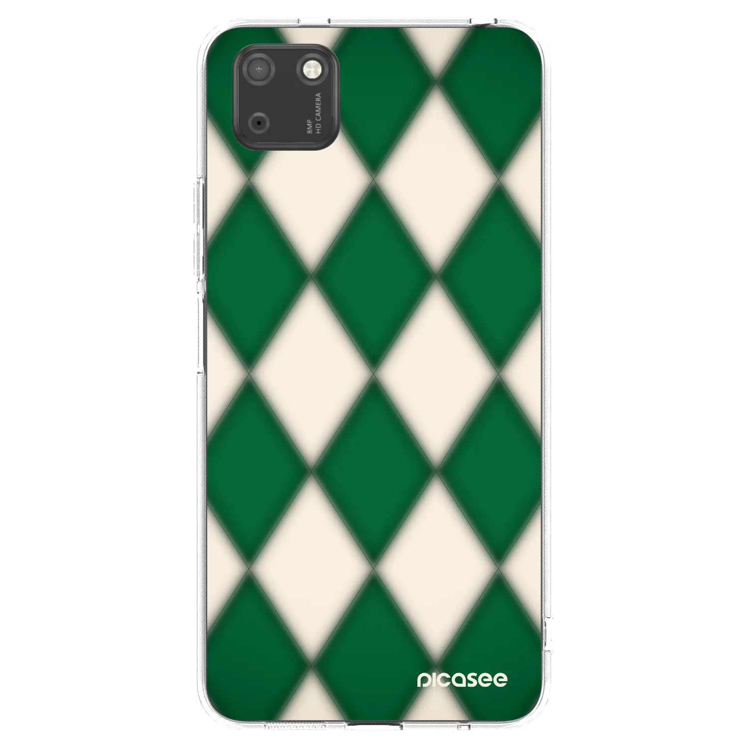 Picasee silikónový prehľadný obal pre Huawei Y5P - Emerald Diamond