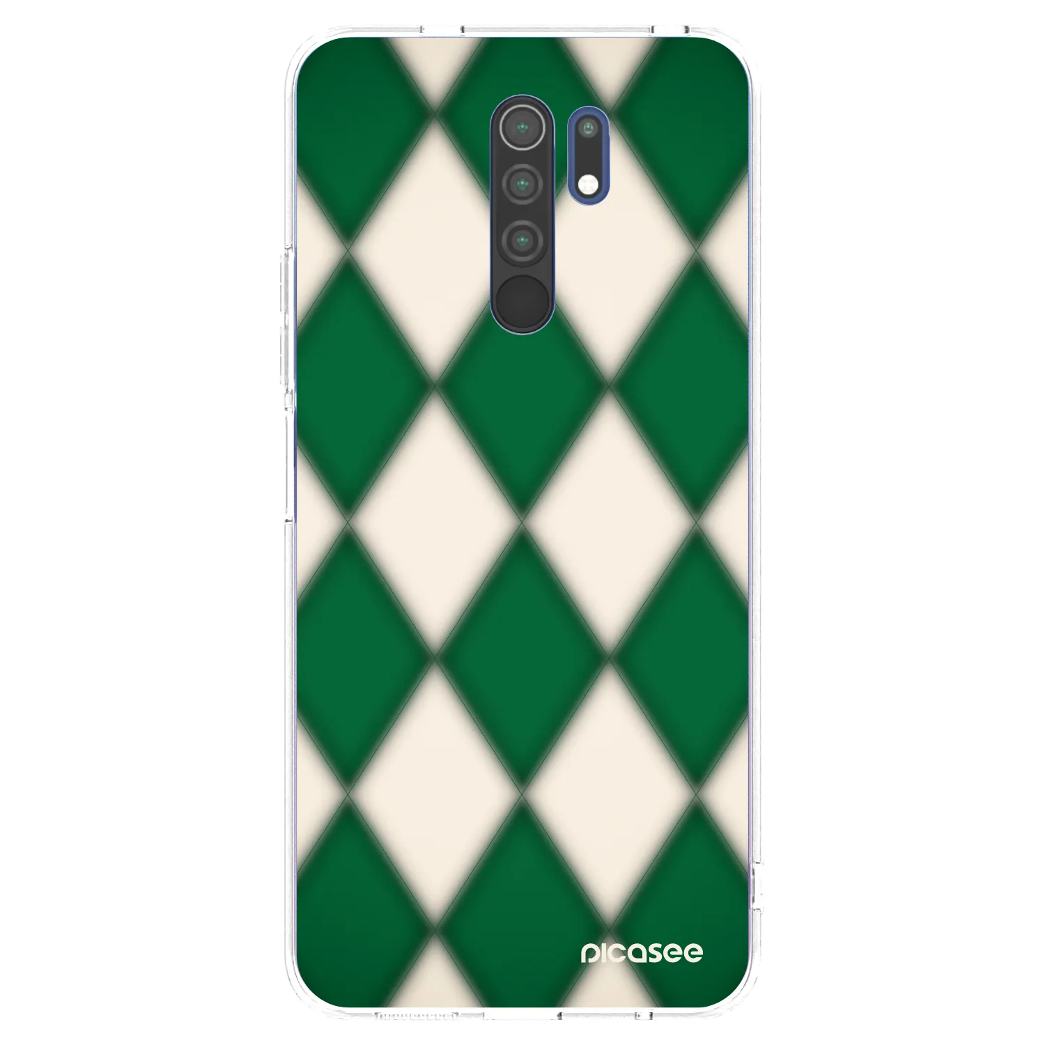 Picasee silikónový prehľadný obal pre Xiaomi Redmi 9 - Emerald Diamond
