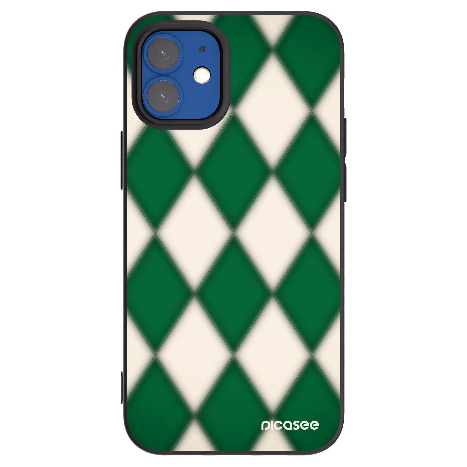 Picasee silikónový čierny obal pre Apple iPhone 12 mini - Emerald Diamond