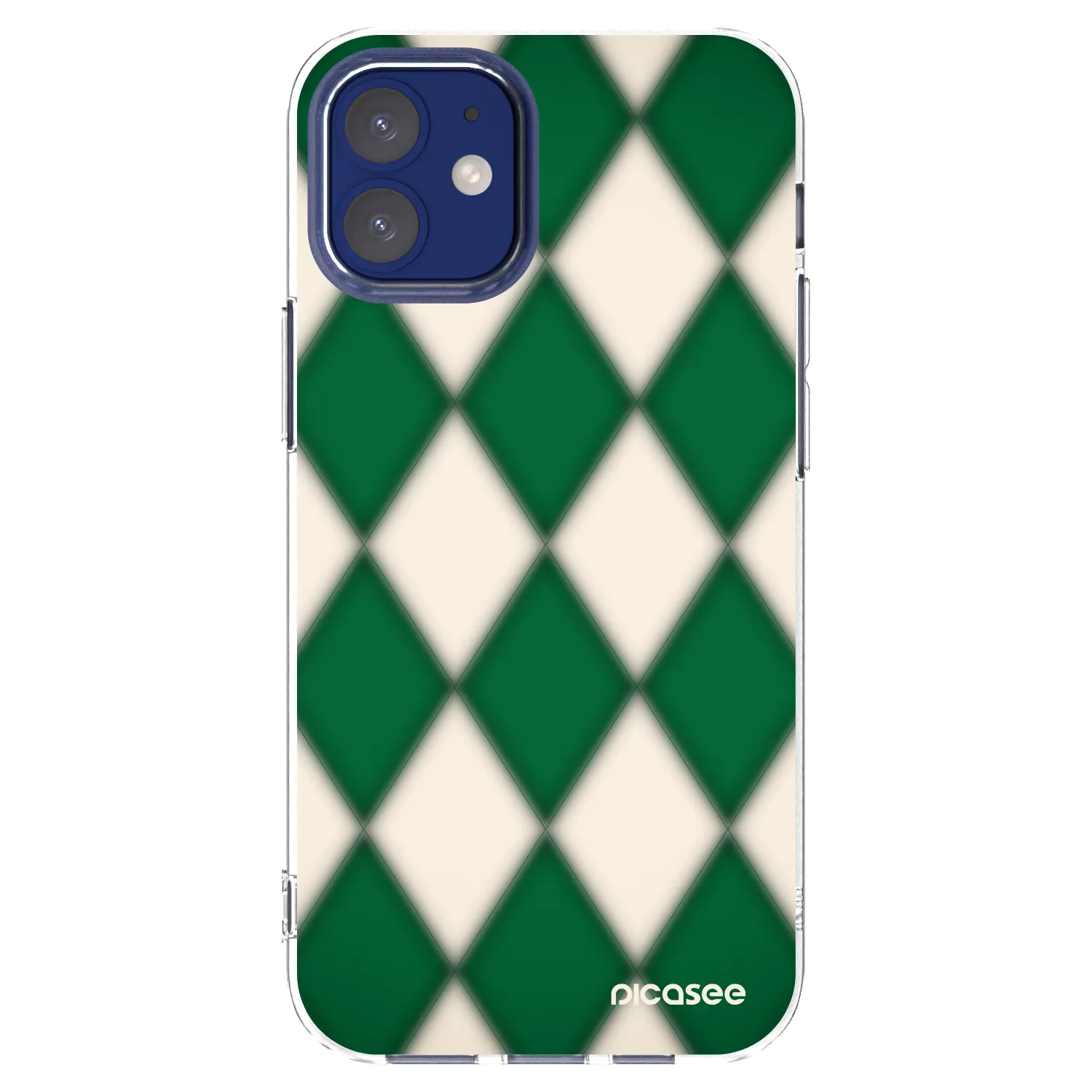 Picasee silikónový prehľadný obal pre Apple iPhone 12 mini - Emerald Diamond