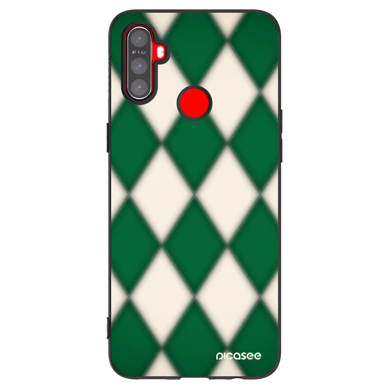 Picasee silikónový čierny obal pre Realme C3 - Emerald Diamond