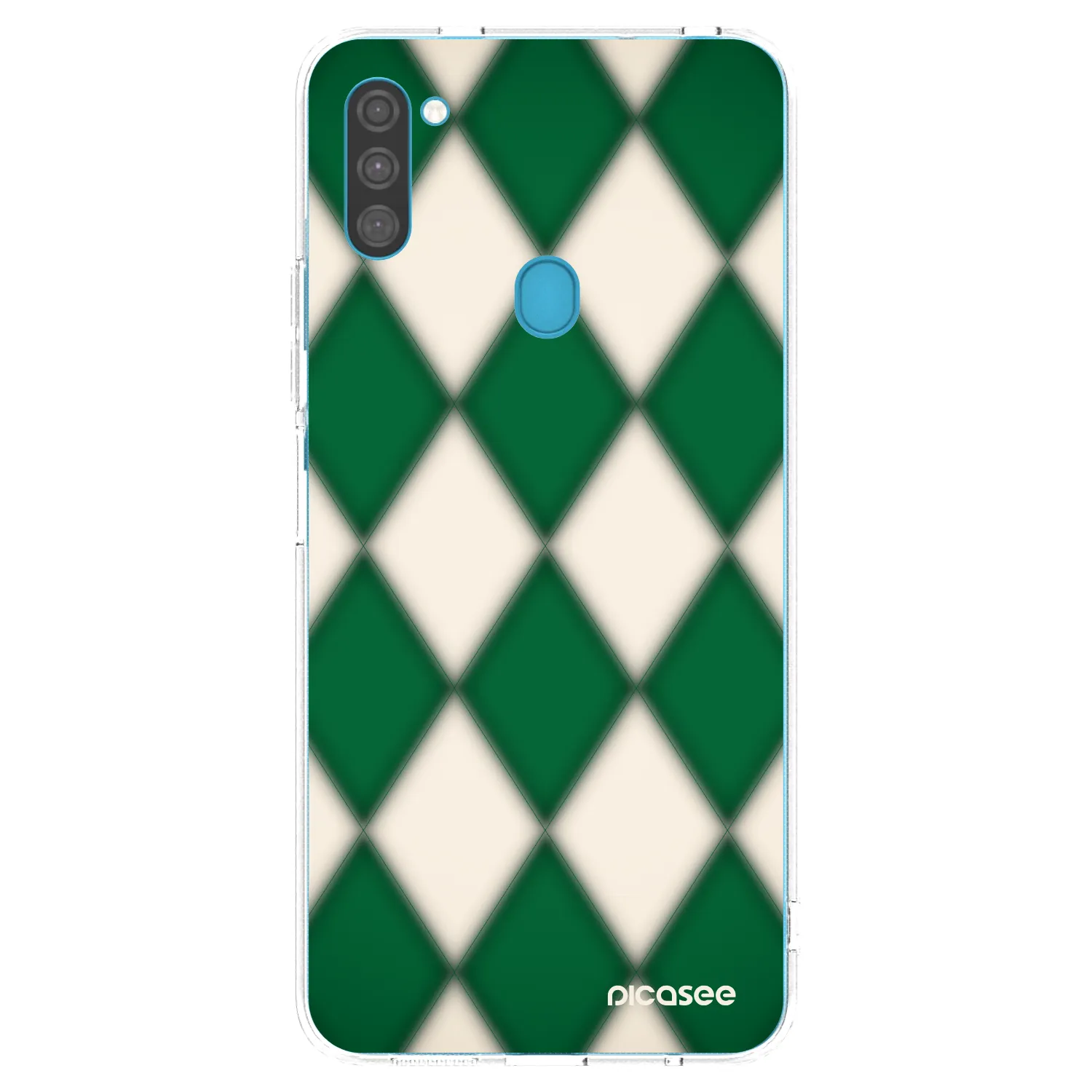 Picasee silikónový prehľadný obal pre Samsung Galaxy M11 - Emerald Diamond