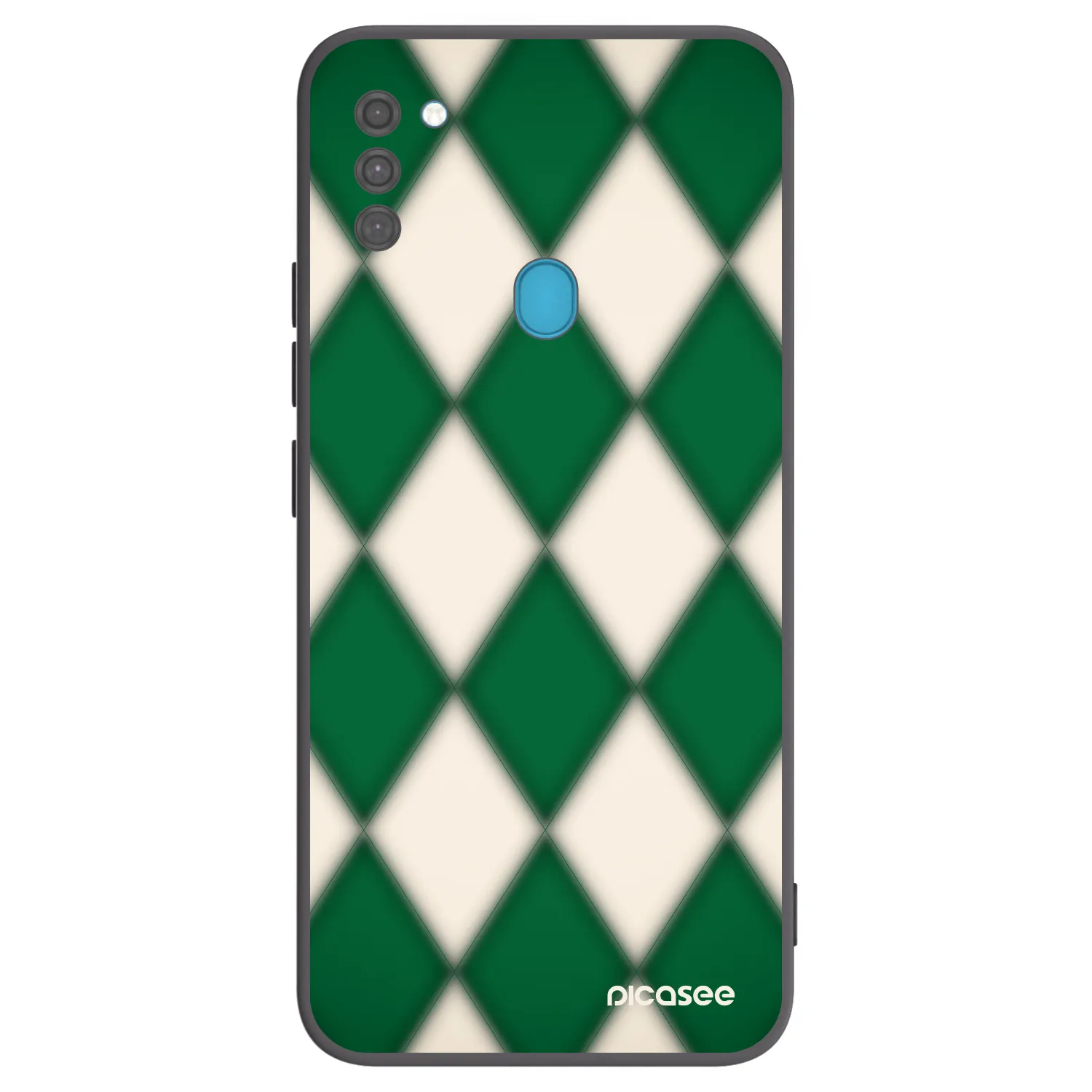 Picasee silikónový čierny obal pre Samsung Galaxy M11 - Emerald Diamond