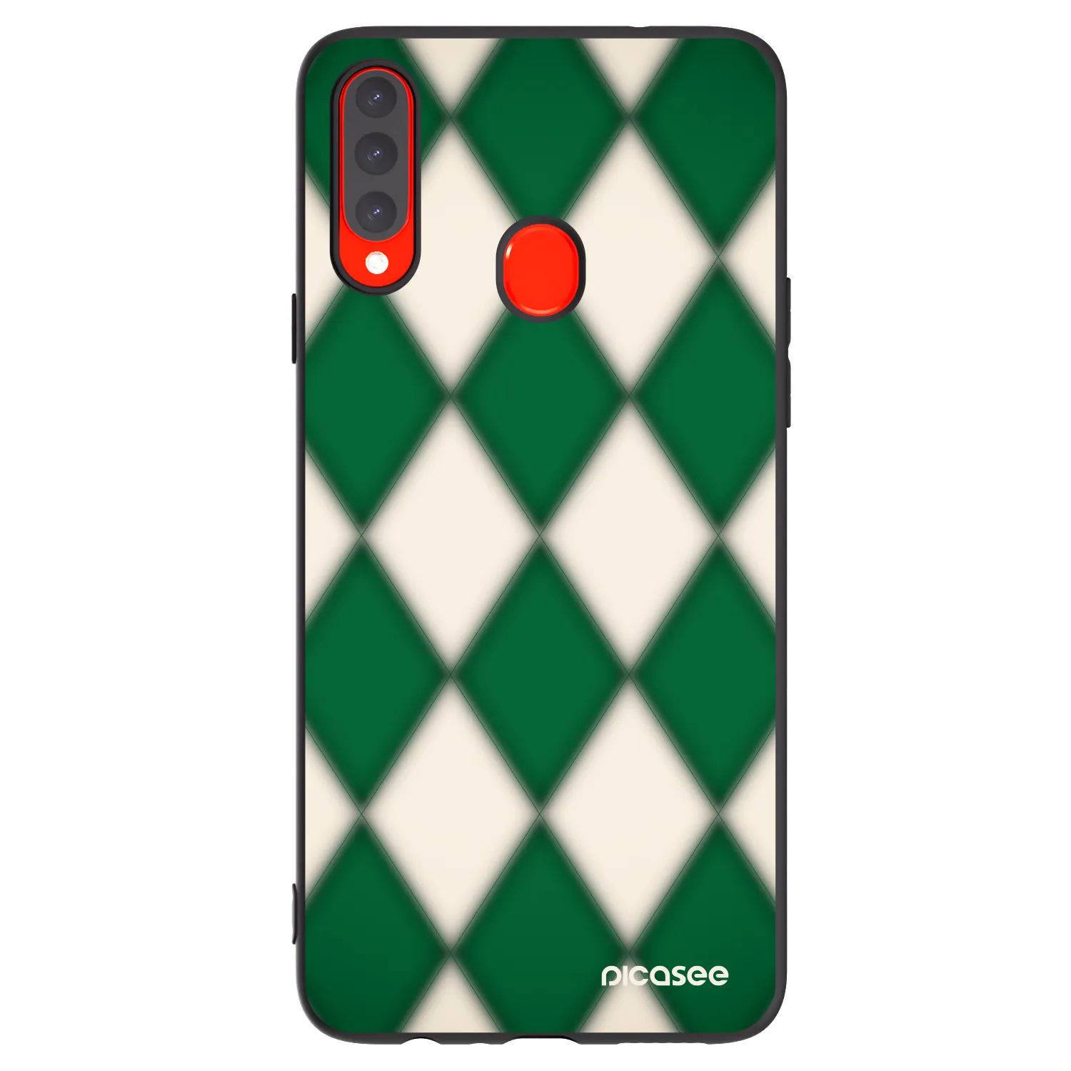 Picasee silikónový čierny obal pre Samsung Galaxy A20s - Emerald Diamond