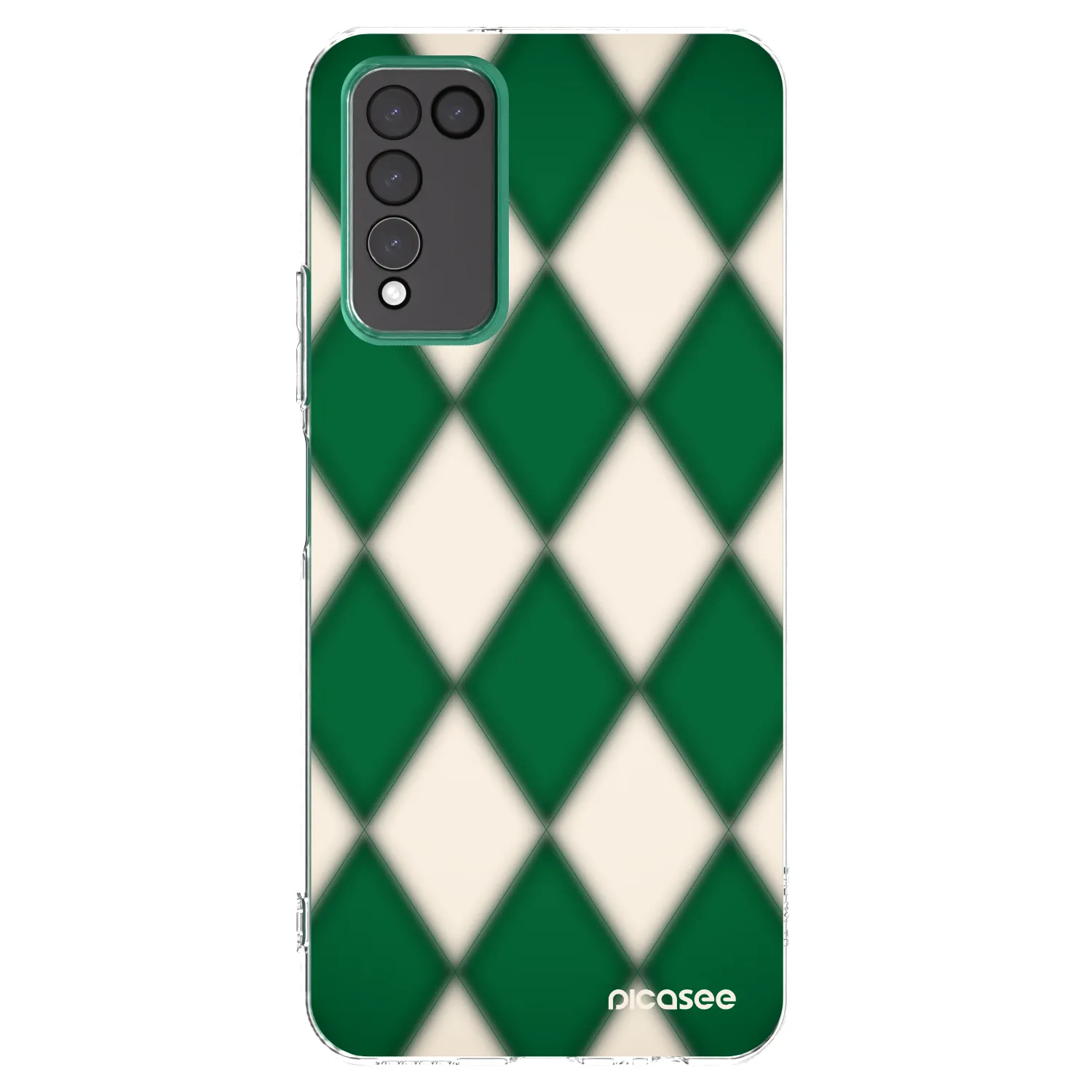 Picasee silikónový prehľadný obal pre Honor 10X Lite - Emerald Diamond