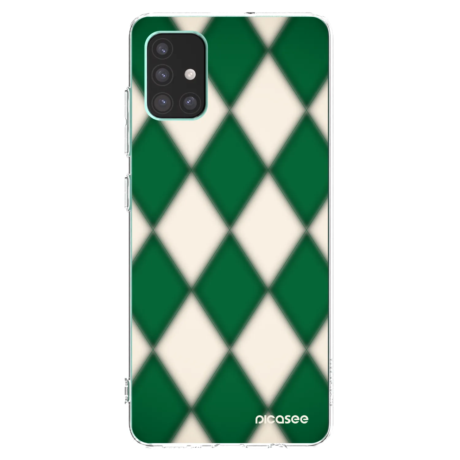 Picasee silikónový prehľadný obal pre Samsung Galaxy M51 M515F - Emerald Diamond