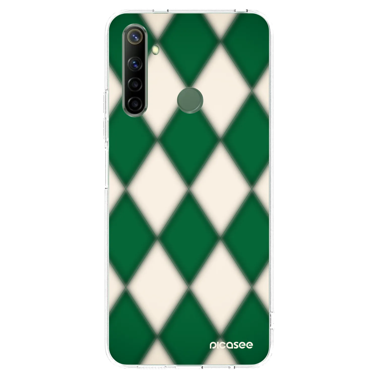 Picasee silikónový prehľadný obal pre Realme 6i - Emerald Diamond