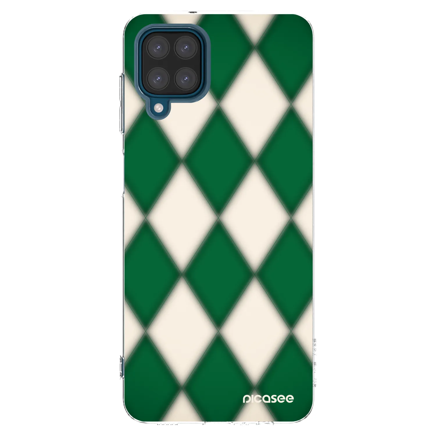Silikónový prehľadný obal pre Samsung Galaxy A12 A125F - Emerald Diamond