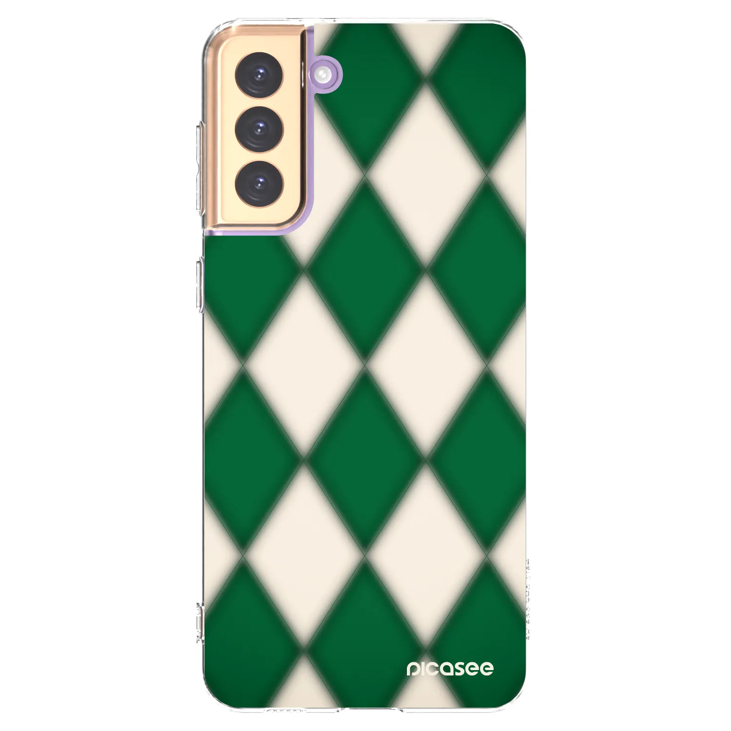 Picasee silikónový prehľadný obal pre Samsung Galaxy S21+ 5G G996F - Emerald Diamond