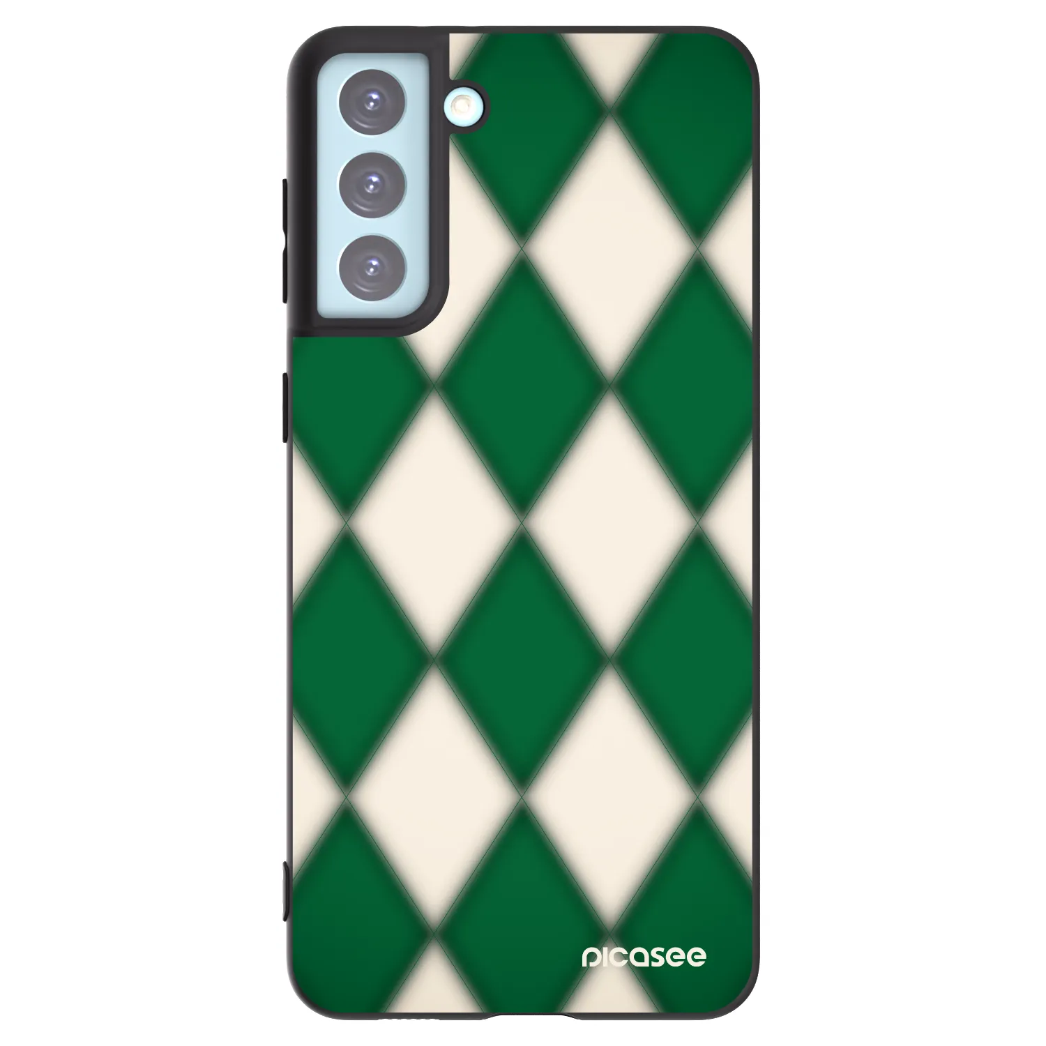 Picasee silikónový čierny obal pre Samsung Galaxy S21+ 5G G996F - Emerald Diamond