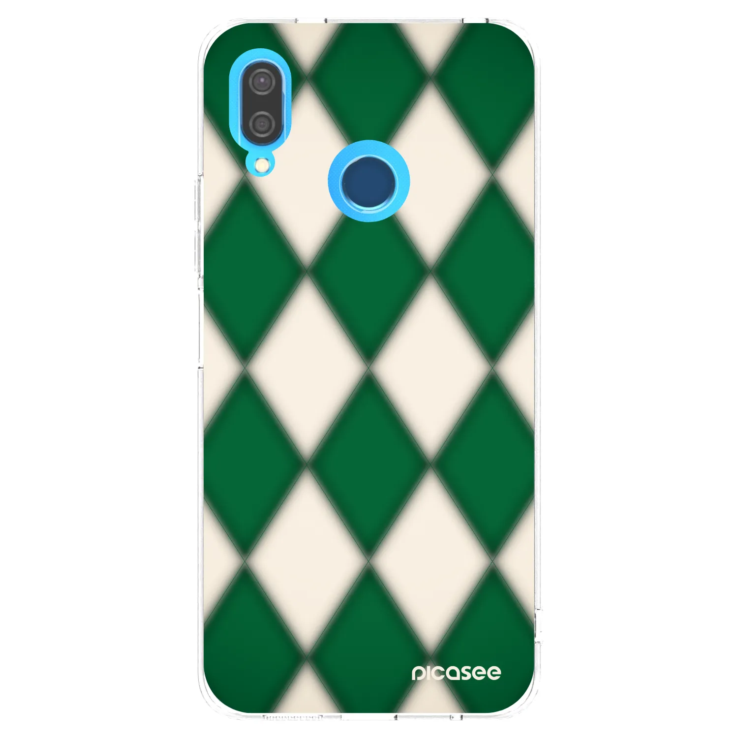 Picasee silikónový prehľadný obal pre Huawei P20 Lite - Emerald Diamond
