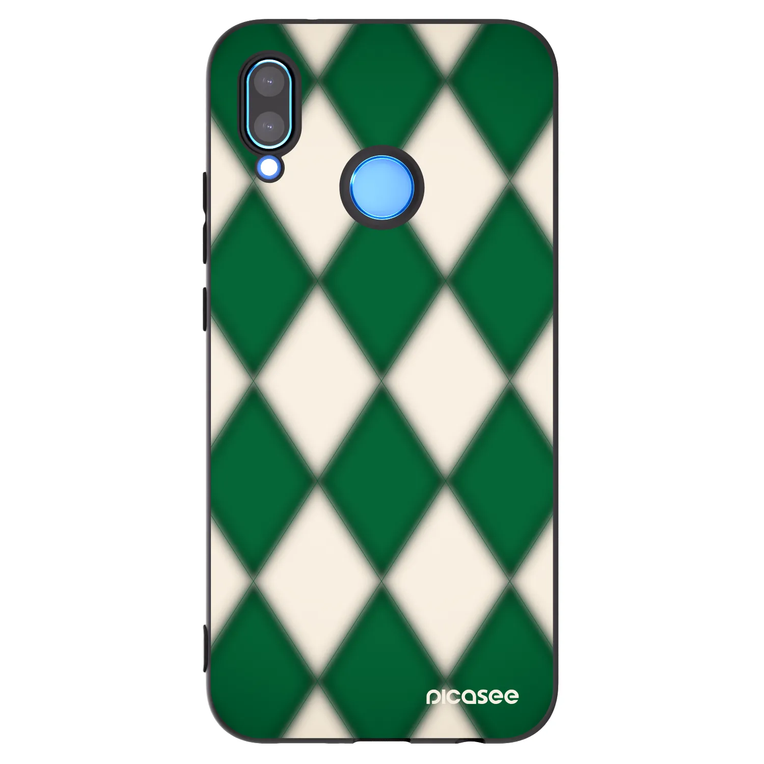 Picasee silikónový čierny obal pre Huawei P20 Lite - Emerald Diamond