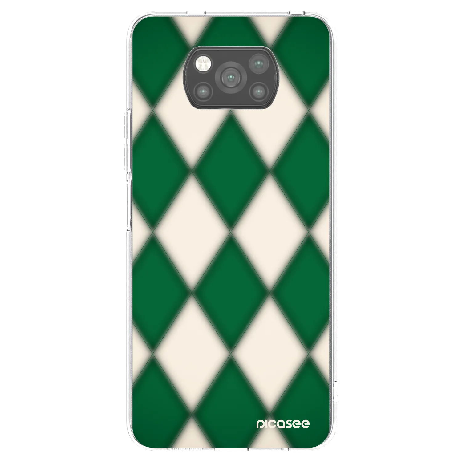 Picasee silikónový čierny obal pre Xiaomi Poco X3 Pro - Emerald Diamond