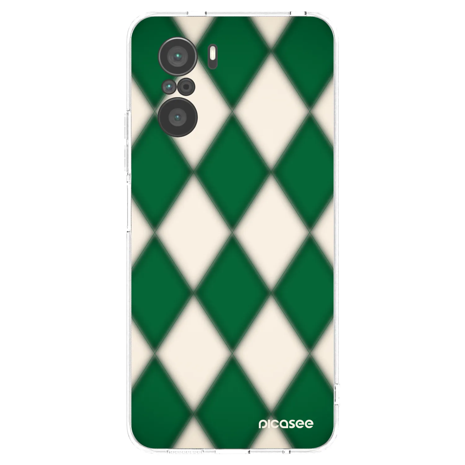 Picasee silikónový prehľadný obal pre Xiaomi Poco F3 - Emerald Diamond